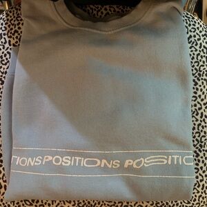 Large Ariana Grande Positions Sweatshirt Official Merch